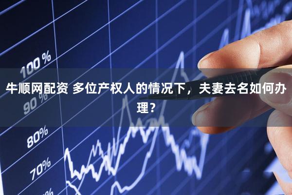 牛顺网配资 多位产权人的情况下，夫妻去名如何办理？